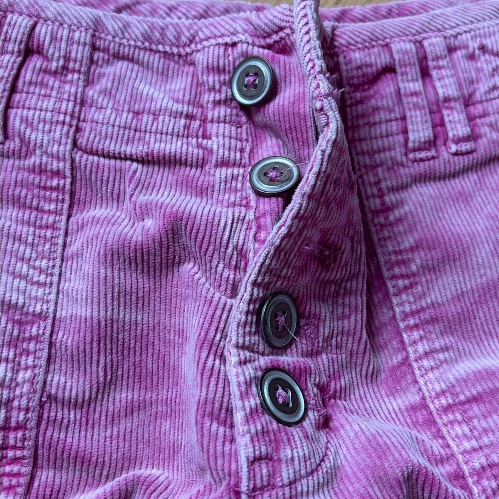Pilcro Anthropologie Pink Corduroy Wanderer Shorts – Size 27 - Picture 4 of 8